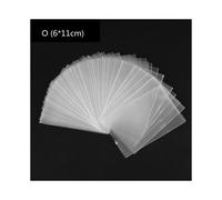 (O 6x11CM) 100Pcs Protège-cartes pour cartes de jeu de société magique Tarot Case Three Kingdoms Poker