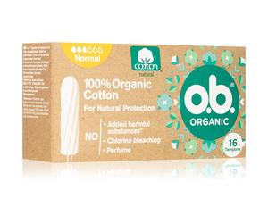 o.b. Organic Normal tampons 16 pcs