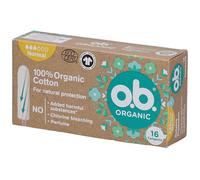 O.B® Organic Tampons en coton bio - Normal Tampon 16 pc(s)