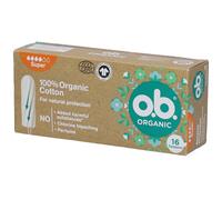 O.B® Organic Tampons en coton bio - Super Tampon(S) 16 pc(s)