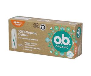 O.B® Organic Tampons en coton bio - Super Tampon(S) 16 pc(s)