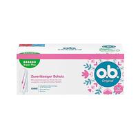 o.b. Original Super Plus (32 pièces) Tampons pour des journées très fortes Technologie StayDry & rainures incurvées, protection fiable et sensation de propreté pendant les règles