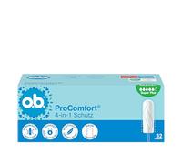 o.b. ProComfort Super Plus Lot de 32 tampons de protection 4 en 1 avec pointe extra douce pour une insertion facile et jusqu'à 100% de protection contre les fuites Idéal pour le sport et la vie
