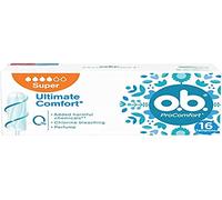 6 x O.B. PlusPro Ultimate Comfort - 16 tampons sous-vêtements femme confort sec