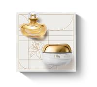 O Boticário Lily Coffret cadeau | Eau de parfum 75 ml et crème hydratante pour le corps (250 g)