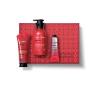 O Boticário Nativa SPA Prune Coffret Cadeau Soins de la Peau avec 3 Produits et Boîte Rouge Crème Hydratante pour le Corps 400 ml, Crème pour les Mains 75 g et Gel Douche 200 g
