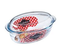 O Casserole Ovale Avec Couvercle 1,0 L Transparent