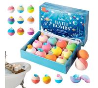 O Cean Toy Bombes De Bain, Avec Jouets À L'intérieur, 1 Ensemble, Bombes De Bain Avec Ressort Surprise À L'intérieur, Paniers De Remplissage D'œufs De Pâques, Action Pétillante Colorée, Pour Salles De
