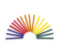 O COLOR O'COLOR Sachet de 25 bâtons de colle couleurs assorties pour pistolet, diamètre 7 mm, longueur 10 cm