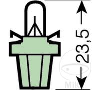 O compatible avec SRAM ampoule à culot en plastique 12V 2W B8.5D ORIGINAL (10U