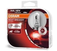 Osram Ampoule de phare halogène Night Breaker Silver 64193NBS-HCB H4 12 V Set de 2
