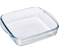 Arcuisine – Plat à rôtir Ô Cuisine carré en verre borosilicate 22 x 22 cm