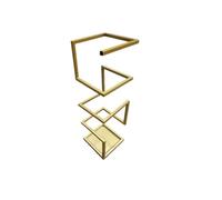 O D Support de parasol creux en fer avec peinture haute température pour la maison et l'extérieur, parfait pour une décoration moderne