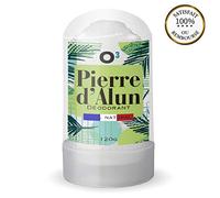 O³ Déodorant Pierre d’Alun Naturelle | Pierre d’Alun Stick 120G | 100% NATURELLE |idéal après rasage |sans parabène ni chlorhydrate d’aluminium