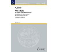 O Fortuna: No 1 of Carmina Burana. mixed choir (SATB) and piano. Partition de chœur.