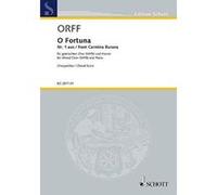 O Fortuna - No 1 of Carmina Burana - mixed choir (SATB) and Piano - vocal/piano score - (ED 2877-1) - [Version Originale] Inconnu (Auteur)