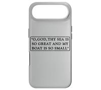 O God, THY Sea is So Great and My Boat is So Petit Citation Coque pour iPhone Air