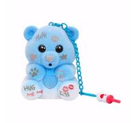 O-Kinee Love & Tell Ourson Bleu,Ours en Peluche Interactif Enregistrable,Jouets Interactifs Adaptés aux Enfants à Partir de 3 Ans,Peluche Parlante avec Tétine et Porte-clésPorte-clés Ours en Peluche