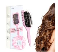 O-Kinee Rose Curl Defining Brush,Brosse à Boucles Rebondissante,Brosse de Définition des Boucles,1 Stück Haus Dekoration A2
