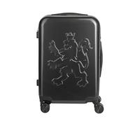 O.leo Valise Cabine Rigide | Bagage de Voyage Noire 54 x 34 x 20 cm | Valise à roulettes pour Bagage à Main | Légère & Sécurisée par TSA | Bagage Cabine Petit/Moyen | 35L