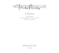 O Miserere (1983) -Vier Gesänge nach Gedichten Von Heinrich Heine. Spielpartitur, Singpartitur [Import]