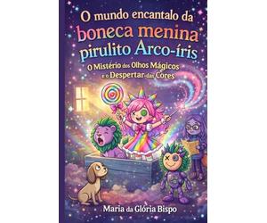 O mundo encantado da boneca menina pirulito Arco iris: O Mistério dos Olhos Mágicos e o Despertar das Core