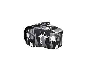 O.N.E. OC-MC0GR Etui néoprène pour reflex (Camouflage/gris) pour Nikon, Canon, F