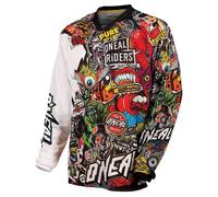 O¿Neal Mayhem Crank Maillot, Blanc-Rouge, Taille L Pour Hommes Blanc Rouge