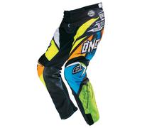 O´Neal Mayhem Glitch Pantalon de motocross, noir-jaune, taille 28 pour homme