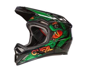 O`Neal Viper V.23 Casque Unisex-Adult, Black/Green, M