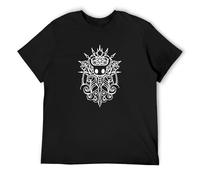 O-Neck 100 Cotton Hollow Knight Tribal T Shirt Hollow Knight Sleeve Short Black L