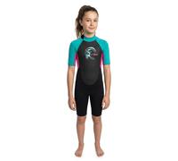 O´neill Wetsuits Shorty à Manches Courtes Avec Fermeture éclair Au Dos Pour Junior Reactor-2 Spring 2 Mm