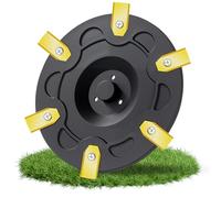 O OLAX Disque de Lame pour Robot Tondeuse, pour Robot Tondeuse Compatible avec pour Segway Navimow i Series - pour i105E, i108E and i110E, isque Robot Tondeuse avec 6 Lames et 6 Vis
