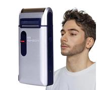 o rechargeable, électrique pour homme - Tondeuse à barbe pour ou alternative rechargeable - pour le visage avec un design en géométrique, portable de soin du visage pour homme, pour un usage
