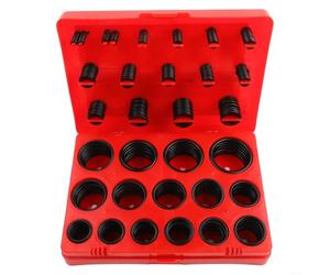 O-Ring Assortiment Boîte 382 Pièces 30 Tailles Caoutchouc Nitrile 70A Joint Joint Kit pour Voiture Moto Hydraulique Robinet et Sanitaire Noir