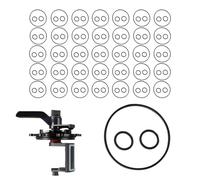 O Ring Assortment Kit - 36 Piece Closure Rings, Gasket Rings for Pool Filtration, Precision Closure with Leak Prevention, Replacement Parts, Rubber Ring for Water Circulation, Valve Repair