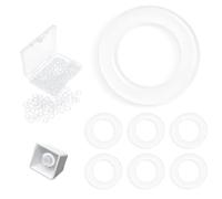 O-Ring Clavier Mécanique 220 pièces - Amortisseurs de touches en silicone compatibles avec cerise MX, Réducteurs de bruit pour clavier gaming et bureautique, avec boîte de rangement pratique