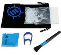 O-Ring for Switch Mechanical Keyboard (Cherry MX Damper)-140 Silicone Shock Absorber Ring Seals-Included in the Kit: Removal Key,Cleaning Brush and Microfibre Cloth
