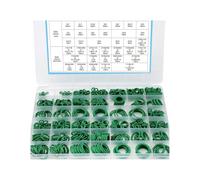 O Rings by Size O Ring Set 225pcs 18 Taille NBR Résistante à L’Huile et à La Chaleur pour Automobile, Robinet, Nettoyeur Haute Pression, Plomberie, Réparation Air ou Gaz