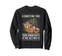 O Sapin de Noël, tes décorations appartiennent à l'histoire, Chat, Pull Laid Sweatshirt