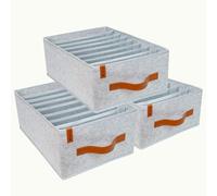 O’Secret Organisateur de dressing - Rangement dressing pour jeans, pantalons, t-shirts et sous-vêtements - Compatible IKEA PAX 100 cm - Lot de 3