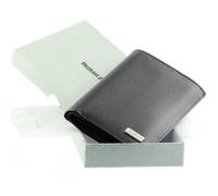 O.T. Elephant d'or - Portefeuille Design pour homme en cuir noir N772CD - (Noir - Cuir)