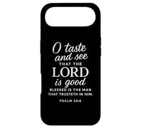 O Taste and See That The Lord is Good Psaum 34:8 Écriture Coque pour iPhone Air