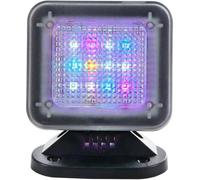O&W Security Simulateur TV FT-1 - LED avec changement de couleurs/luminosité, USB, 2 W, sans piles, attrape anti-intrusion pour maison, vacances et appartement.