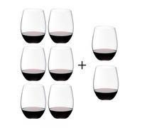 O Wine - Set de verres á vin rouge 6+2 H 12,1cm, 600ccm