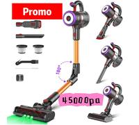 O.Ye Aspirateur Balai sans Fil 550W/45KPa/53Min-Écran LED-3Modes-Batterie Amovible-Anti-Emmêlement-LED Verte . ver ASPIRATEUR BALAI