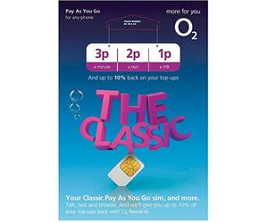 O2 Carte SIM prépayée (Import Royaume Uni)