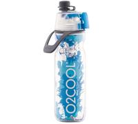 O2COOL ArcticSqueeze Mist 'N Sip Bouteille isotherme à presser Bleu/bleu 591 ml