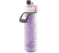 O2COOL HMCDP25 Bouteille d'eau isotherme Mist 'N Sip Yoga Series 568 ml Lilas 568 ml