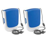 O2COOL Lot de 2 cordons de serrage pour collier de luxe avec clip Bleu